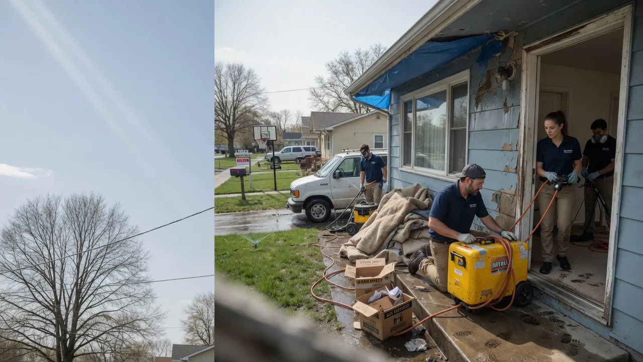 Basement Flood Cleanup in Ashville, PA near me